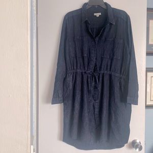 Calvin Klein Long Sleeve Denim Dress XL